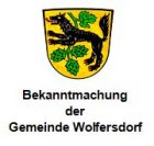 Logo Bekanntmachung Wolfersdorf