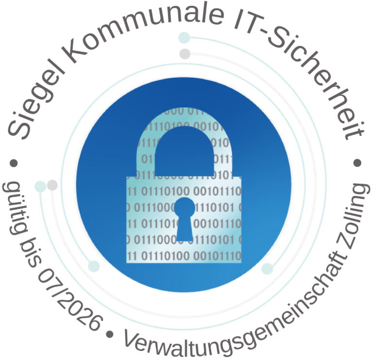 Siegel Kommunale Sicherheit VG Zolling 07/2026